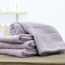 【フェイスタオル4枚組】しなやかオーガニックコットンタオル（34×80cm）ナナイロF4-PU