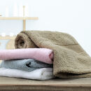 【フェイスタオル4枚組】しなやかオーガニックコットンタオル（34×80cm）ナナイロF4-ST