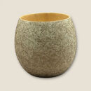 木製 エッグカップ 乱糸マット仕上げ 漆白［NF122］