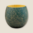 木製 エッグカップ 乱糸マット仕上げ 草色［NF120］