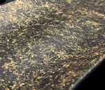 波レクタングルプレート 乱糸(マット仕上げ)漆黒［NF105］