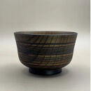 線面汁椀 黒漆［NF92］
