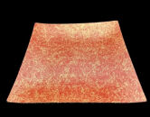 波スクエアプレート S 乱糸(マット仕上げ)本朱［NF82］