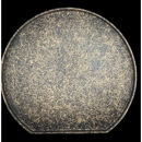 木製 半月トレイ 乱糸 (マット仕上げ) 漆黒［NF73］