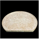 木製 半月トレイ 乱糸 (マット仕上げ) 純白［NF72］