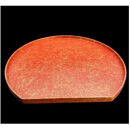 木製 半月トレイ 乱糸 (マット仕上げ) 本朱［NF70］