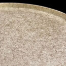 木製 丸トレイ 乱糸 (マット仕上げ) 漆白［NF67］