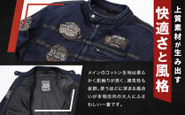 【デグナー】コットンジャケット[23SJ-6]〈ネイビー・Mサイズ〉｜京都&nbsp;バイクギア&nbsp;人気ブランド&nbsp;バイク［&nbsp;京都&nbsp;バイク&nbsp;バイクギア&nbsp;人気&nbsp;おすすめ&nbsp;ツーリング&nbsp;ライダー&nbsp;バイカー&nbsp;お取り寄せ&nbsp;送料無料&nbsp;ふるさと納税&nbsp;］