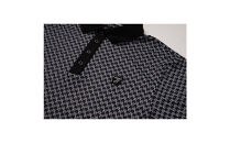 BUNCUREY　ゴルフウェア　モノグラム半袖ポロシャツ（BM23SS-01-006）オフ／サイズ4