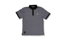 BUNCUREY　ゴルフウェア　モノグラム半袖ポロシャツ（BM23SS-01-006）オフ／サイズ5