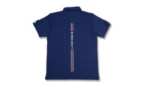 BUNCUREY　ゴルフウェア　ロゴポロシャツ（BM23SS-01-042）ネイビー／サイズ5