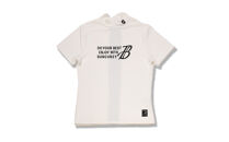 BUNCUREY　ゴルフウェア　バイカラー半袖モックネック（BM23SS-02-007）オフ／サイズ4