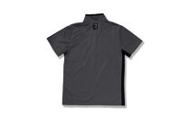 BUNCUREY　ゴルフウェア　ジップアップ半袖モックネック（BM23SS-02-008）グレー／サイズ5