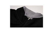 BUNCUREY　ゴルフウェア　ジップアップ半袖モックネック（BM23SS-02-008）グレー／サイズ6