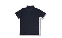 BUNCUREY　ゴルフウェア　ジップアップ半袖モックネック（BM23SS-02-008）ブルー／サイズ5