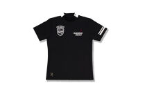 BUNCUREY　ゴルフウェア　半袖モックネック（BM23SS-02-044）ブラック／サイズ5