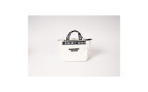 BUNCUREY　エナメルカートバック（BM23SS-17-037）〈ホワイト〉