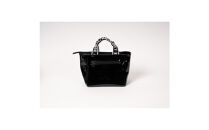 BUNCUREY　エナメルカートバック（BM23SS-17-037）〈シルバー〉