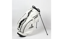 BUNCUREY　スタンド型キャディーバッグ（BM23SS-16-030）〈ホワイト〉