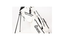 BUNCUREY　スタンド型キャディーバッグ（BM23SS-16-030）〈ホワイト〉