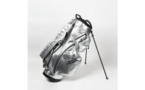 BUNCUREY　スタンド型キャディーバッグ（BM23SS-16-030）〈シルバー〉