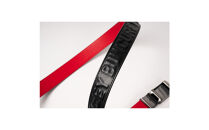 BUNCUREY　ローラーバックルベルト（BM23SS-08-023）〈ブラック〉