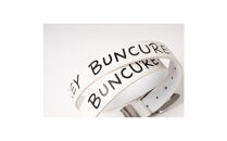 BUNCUREY　ロゴPTベルト（BM23SS-08-021）〈ブラック〉