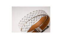 BUNCUREY　総柄PTベルト（BM23SS-08-020）〈ブラック〉