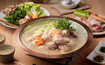 2月配送【H-A4W】博多華味鳥 水炊きセット ( 3～4人前 ) ちゃんぽん麺付