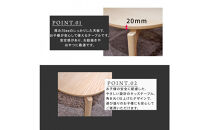 【大川家具】無垢材&nbsp;キッズテーブル&nbsp;幅750&nbsp;ホワイトアッシュ&nbsp;おしゃれ&nbsp;&nbsp;天然木&nbsp;&nbsp;&nbsp;組み立て不要