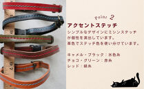 レザーの猫首輪| 子猫～成猫対応 【ブラック】 博多革工房 Japlish | ジャプリッシュ