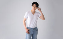 【男性用 Mサイズ ブラック】ReD Vネックインナー半袖