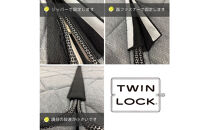 【受注生産】キングサイズ（２枚分割式）194CM幅&nbsp;マットレス　ザ・グランツ　エメラルド　ツインロック付