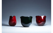 両口酒器「えくぼ」(赤)