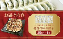 名塩生餃子製作所の特選冷凍生餃子