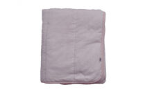 綿入りガーゼキルトケット　シングル（ロゼ・ラベンダー）