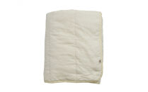 綿入りガーゼキルトケット　シングル（ナチュラル・アイボリー）