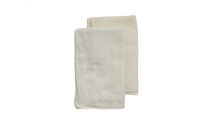 ガーゼフェイスタオル　2枚セット　（ナチュラル・アイボリー）