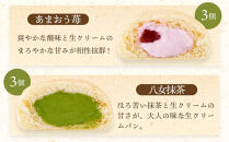 【10月発送】＜究極のふわとろ食感＞清水屋 生クリームパン 15個 5種（カスタード・生クリーム・チョコ・あまおう苺・八女抹茶）