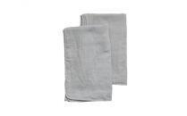 ガーゼフェイスタオル　2枚セット　（アッシュ・グレー）