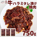 堺の技が光る牛ハラミたれ漬け　750ｇ