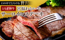 宮福わらい牛（とちぎ和牛）&nbsp;A5&nbsp;&nbsp;サーロインステーキ　約200gx1枚　たれ付
