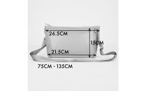 TENT&nbsp;BAG&nbsp;MORGAN.03　防水ショルダーバッグ【グレー】