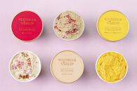 ハンデルスベーゲン&nbsp;無添加アイスクリーム&nbsp;/&nbsp;季節の６個セット【春】季節限定&nbsp;&nbsp;ミルクティーカシス&nbsp;紅ほっぺブリュレ&nbsp;2種のマンゴーと柚子のソルベ&nbsp;北海道牛乳&nbsp;マカダミアキャラメルココナッツ&nbsp;フレッシュチョコミント