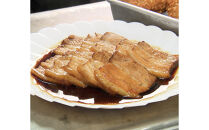 尾道の老舗お肉屋さんの手作り煮豚一本、真空スライス３パック