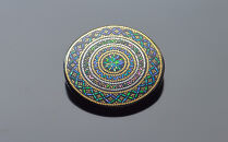 【嵯峩螺鈿野村】華七宝ブローチ｜京都 老舗 伝統工芸 漆器 ジュエリー［ 京都 老舗 伝統工芸 工芸品 アクセサリー ジュエリー ファッション 漆 人気 おすすめ 職人 お取り寄せ 通販 送料無料 ふるさと納税 ］