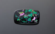 【嵯峩螺鈿野村】葡萄と小鳥ブローチ｜京都&nbsp;老舗&nbsp;伝統工芸&nbsp;漆器&nbsp;ジュエリー［&nbsp;京都&nbsp;老舗&nbsp;伝統工芸&nbsp;工芸品&nbsp;アクセサリー&nbsp;ジュエリー&nbsp;ファッション&nbsp;漆&nbsp;人気&nbsp;おすすめ&nbsp;職人&nbsp;お取り寄せ&nbsp;通販&nbsp;送料無料&nbsp;ふるさと納税&nbsp;］