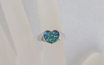 【嵯峩螺鈿野村】ハートリング｜京都&nbsp;老舗&nbsp;伝統工芸&nbsp;漆器&nbsp;ジュエリー［&nbsp;京都&nbsp;老舗&nbsp;伝統工芸&nbsp;工芸品&nbsp;アクセサリー&nbsp;ジュエリー&nbsp;ファッション&nbsp;指輪&nbsp;漆&nbsp;人気&nbsp;おすすめ&nbsp;職人&nbsp;お取り寄せ&nbsp;通販&nbsp;送料無料&nbsp;ふるさと納税&nbsp;］