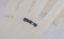 【嵯峩螺鈿野村】グラデーションリング｜京都&nbsp;老舗&nbsp;伝統工芸&nbsp;漆器&nbsp;ジュエリー［&nbsp;京都&nbsp;老舗&nbsp;伝統工芸&nbsp;工芸品&nbsp;アクセサリー&nbsp;ジュエリー&nbsp;指輪&nbsp;ファッション&nbsp;漆&nbsp;人気&nbsp;おすすめ&nbsp;職人&nbsp;お取り寄せ&nbsp;通販&nbsp;送料無料&nbsp;ふるさと納税&nbsp;］