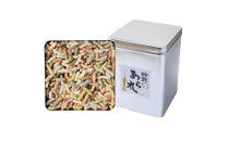 鈴鹿あられ　田舎あられ一斗缶